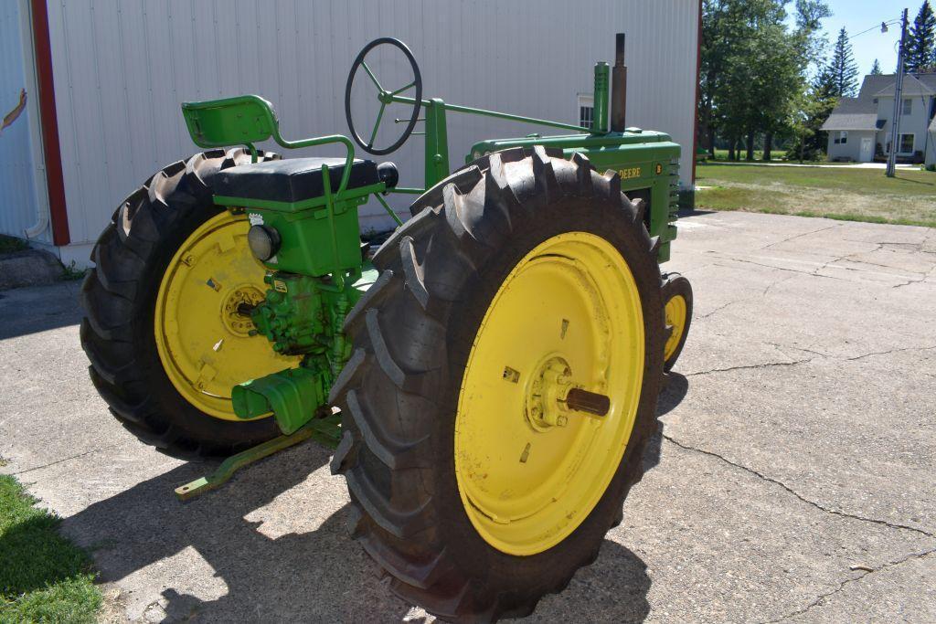 John Deere B Tractor, NF, New Tires