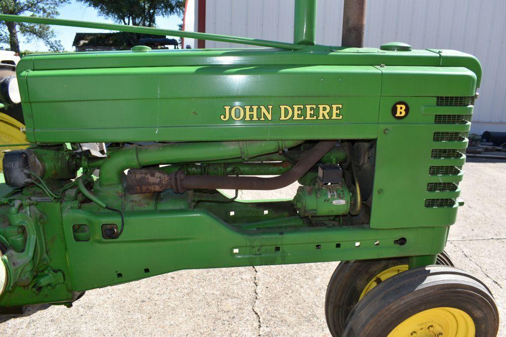 John Deere B Tractor, NF, New Tires