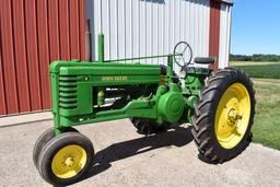John Deere B Tractor, NF, New Tires