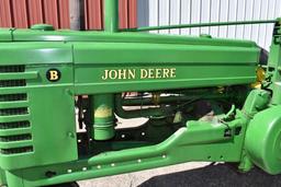 John Deere B Tractor, NF, New Tires