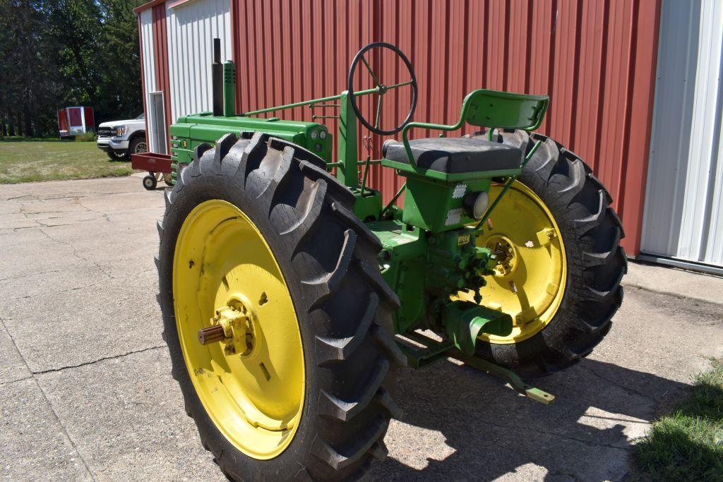 John Deere B Tractor, NF, New Tires