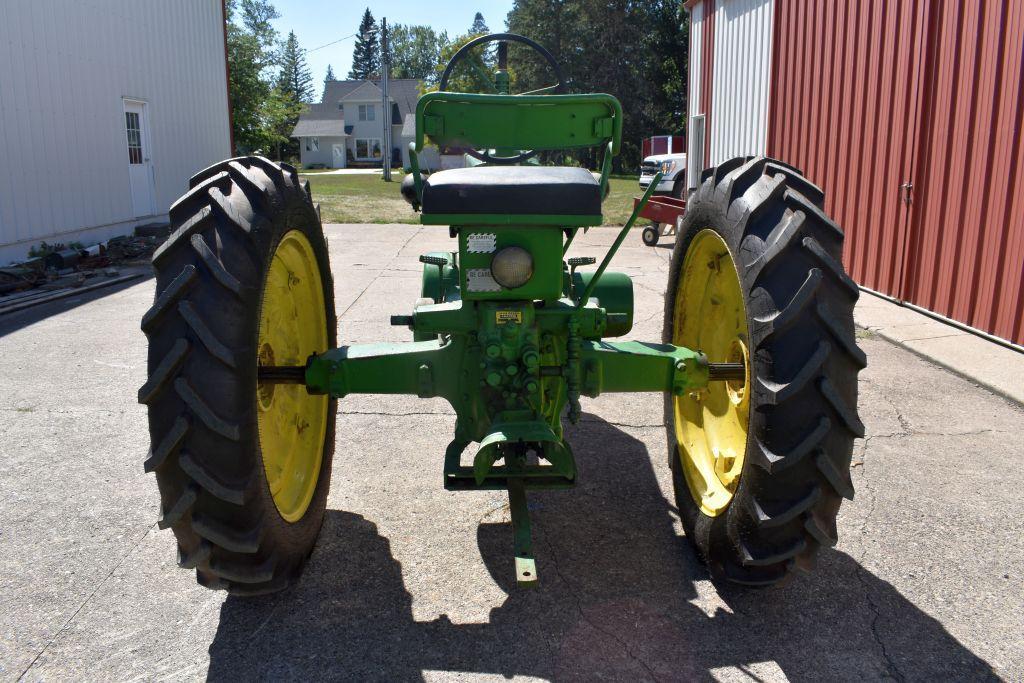 John Deere B Tractor, NF, New Tires