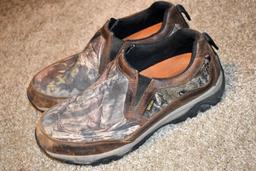 Ranger Sz 12 Insulated Boots, Weather Rite Sz 11 Camo Shoes, Guide Dry Slip On shoes