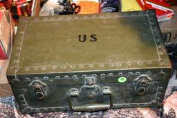 Gun Cleaning Supplies in US Army Labeled Box