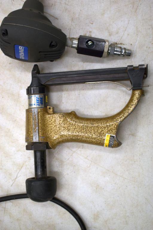 Palm Nailer, Dunlap Polisher/Sander, Porter Cable Corded Drill