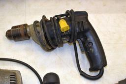 Palm Nailer, Dunlap Polisher/Sander, Porter Cable Corded Drill