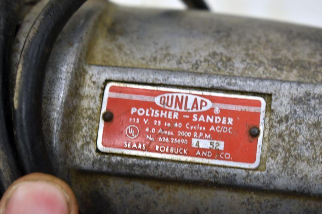 Palm Nailer, Dunlap Polisher/Sander, Porter Cable Corded Drill