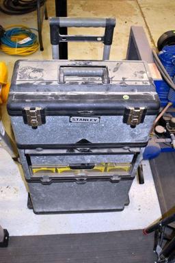 Stanley Multi Compartment Portable Tool Box with Contents