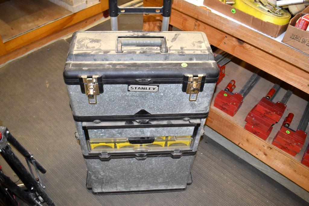 Stanley Multi Compartment Portable Tool Box with Contents