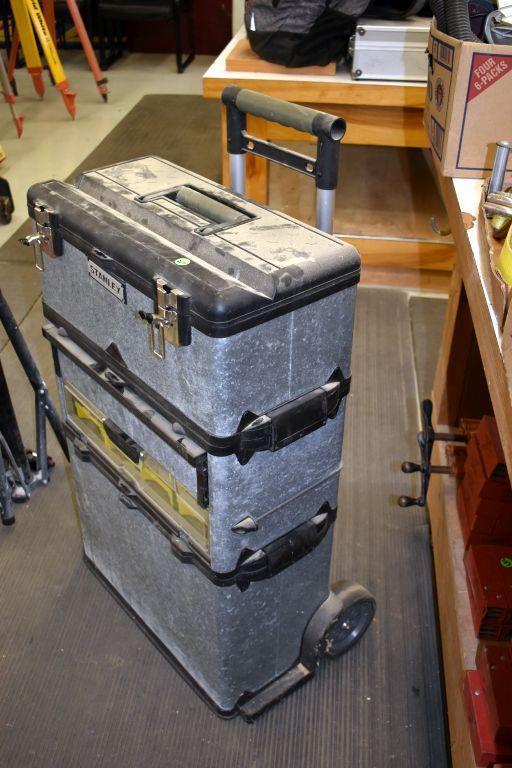 Stanley Multi Compartment Portable Tool Box with Contents