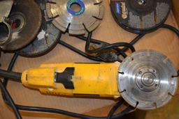 DeWalt 4.5" Angle Grinder with Blades