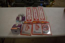Light Bulbs, Fire Extinguisher Signs, Fire Extinguisher Adhesives