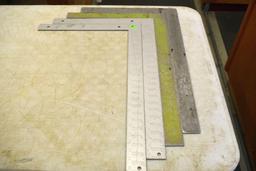 (4) Aluminum Squares