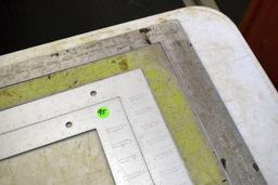 (4) Aluminum Squares