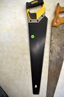 Assorted Hand Saws