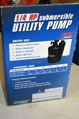 Barracuda 1/4hp Submersible Utility Pump