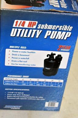 Barracuda 1/4hp Submersible Utility Pump