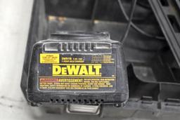 DeWalt 18V Nail Gun with Battery, Charger and Case