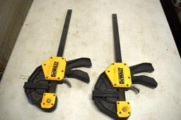 (2) DeWalt Clamps
