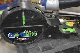 Pneumatic Stapler with CrossFire SpotNails Attachment