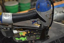 Pneumatic Stapler with CrossFire SpotNails Attachment