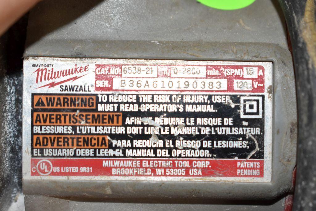 Milwaukee Corded Orbital Super Sawzall