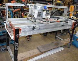 Raimondi Zipper 130 Horizontal Tile Cutter Table with Extra Blade and Coolant Pump