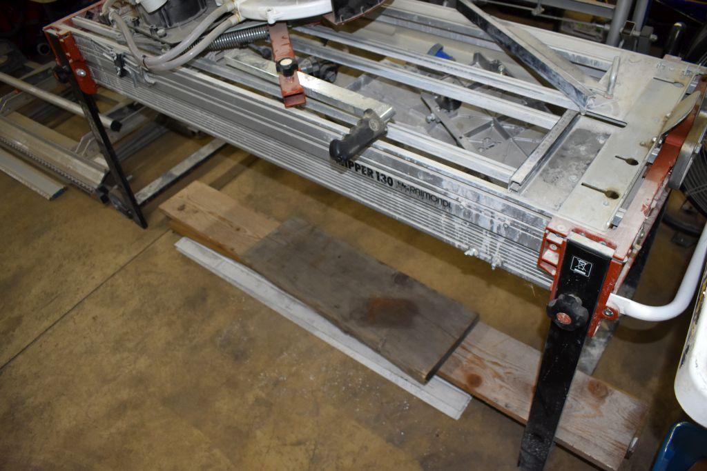 Raimondi Zipper 130 Horizontal Tile Cutter Table with Extra Blade and Coolant Pump