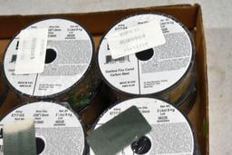 (12) Rolls of .030" Gasless Flux Cord Welding Wire