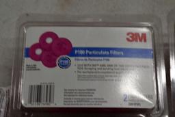 3M Paint Respirator Supply Kit, P100 Particular Filter Packs