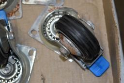 (4) Locking Caster Wheels