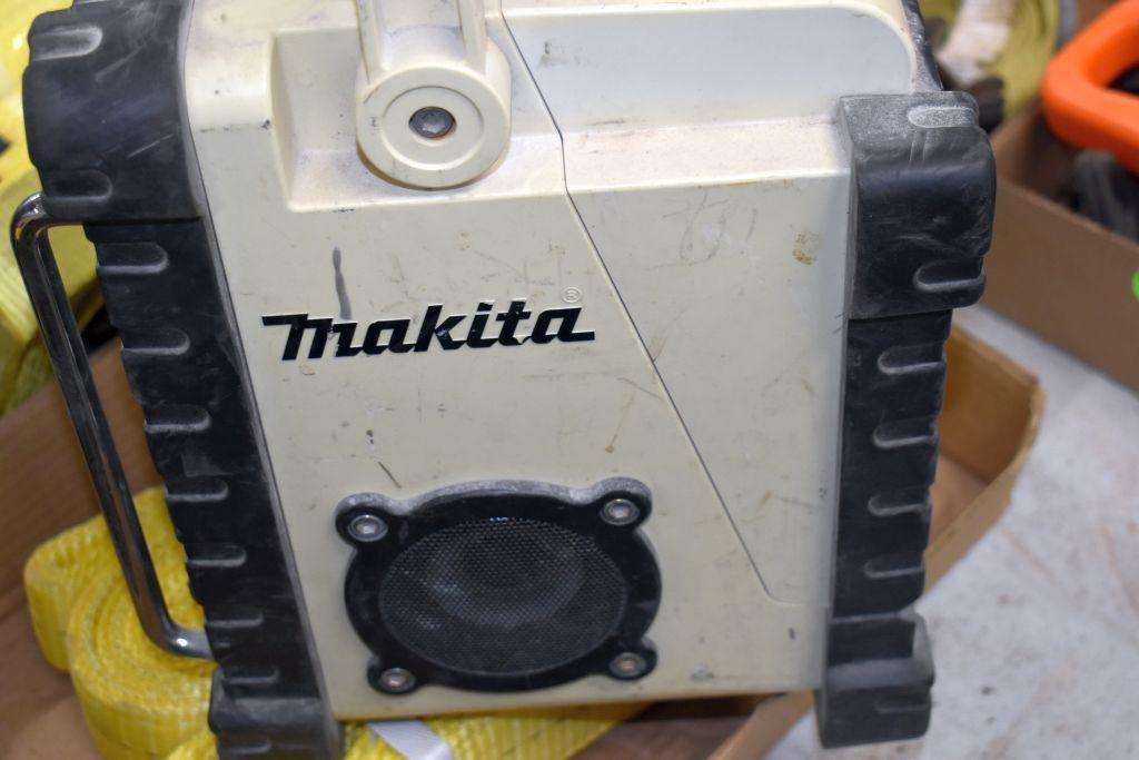 Makita 12V or Plug in Portable Radio; No Battery, No Cord