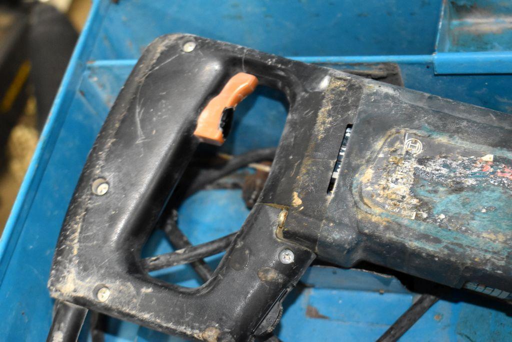Makita 9.6V Cordless Drill/Driver with Battery and Charger in Case, Extra Assorted Bits, Bosch