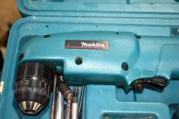 Makita 9.6V Cordless Drill/Driver with Battery and Charger in Case, Extra Assorted Bits, Bosch