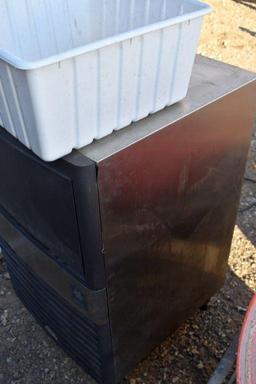 NSF Model QM30A Ice Maker Machine with Ice Bags and Ice Tray, Unknown Condition
