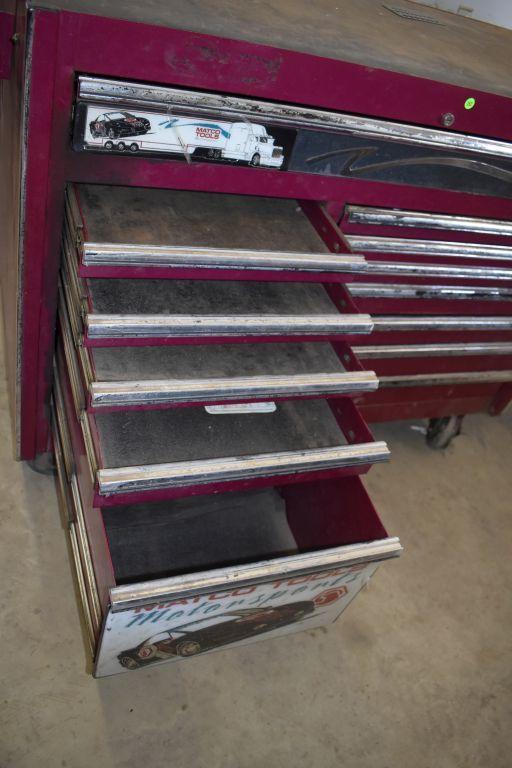 Matco Tools Motor Sports Edition Model MB7100MS Tool Box on Wheels, (13) Drawers, 54.5"x24"
