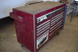 Matco Tools Motor Sports Edition Model MB7100MS Tool Box on Wheels, (13) Drawers, 54.5"x24"
