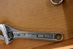 (5) Snap-On SAE Wrenches, Snap-On Crescent Wrench