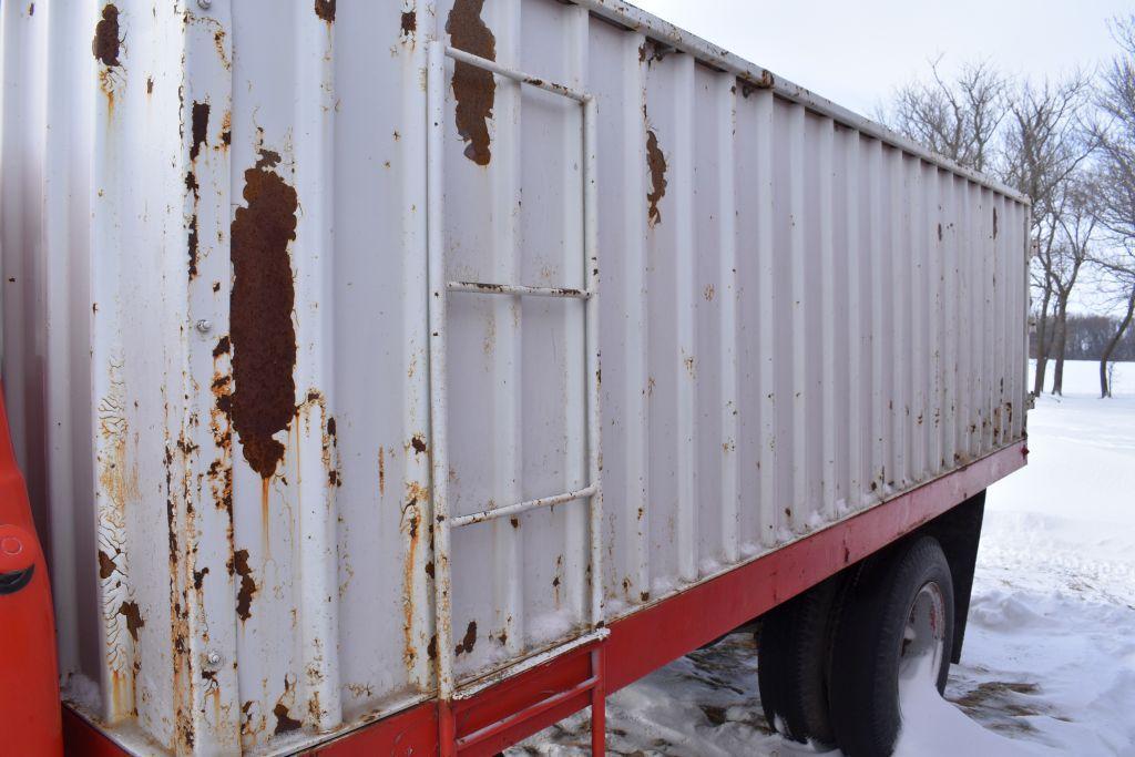 1971 Chevy C50 Grain Truck, Single Axle, 15' Box & Hoist, Automatic, V8 Gas, NO TITLE...