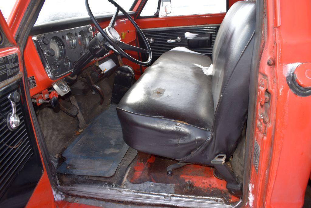 1971 Chevy C50 Grain Truck, Single Axle, 15' Box & Hoist, Automatic, V8 Gas, NO TITLE...