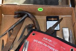 Pry Bars, Chisels, Punches