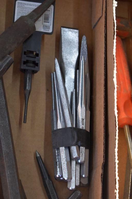 Pry Bars, Chisels, Punches