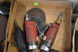 (3) Air Die Grinders with Abrasive Pads