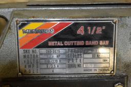 Menards 4.5" Metal Cutting Band Saw, Single Phase, with 1/2 hp Motor