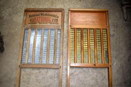 (2) Primitive Wash Boards