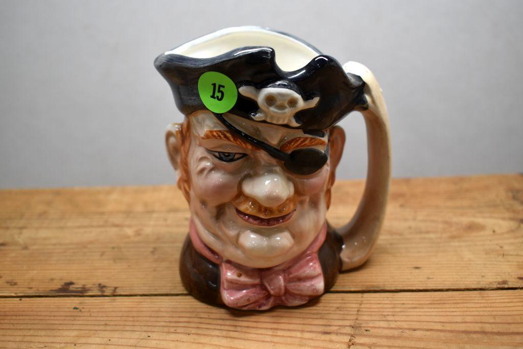 Occupied Japan Toby Mug, 5" Tall