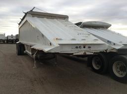 2005 CPS Belly Dump Trailer , Length: 40' , Dual Tandem Axle , 5th Wheel ,