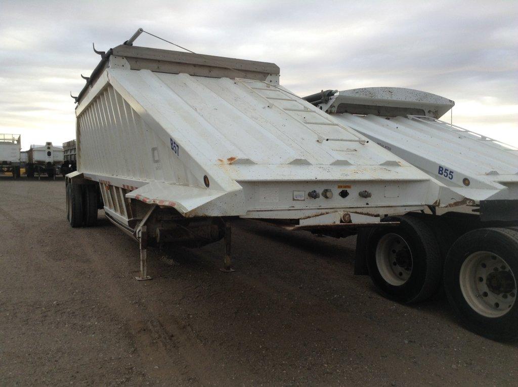 2005 CPS Belly Dump Trailer , Length: 40' , Dual Tandem Axle , 5th Wheel ,