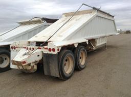 2005 CPS Belly Dump Trailer , Length: 40' , Dual Tandem Axle , 5th Wheel ,