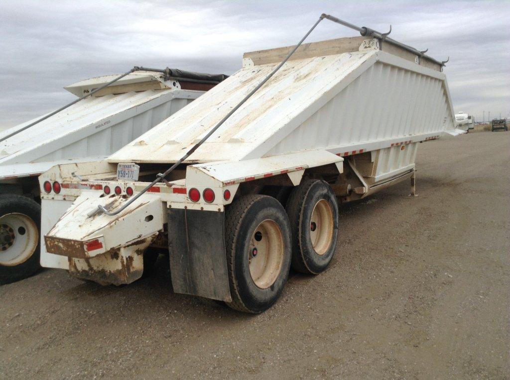 2005 CPS Belly Dump Trailer , Length: 40' , Dual Tandem Axle , 5th Wheel ,